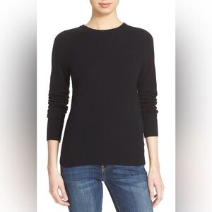Equipment Sloane Crew Cashmere Sweater Black M GUC